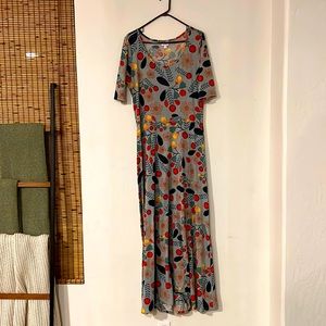 Lularoe Maxi Patterned Dress